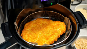 Panerad schnitzel i airfryer – tid, temperatur och bästa receptet